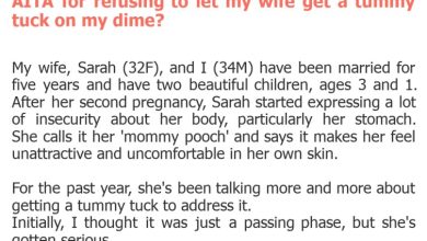 Photo of AITA for refusing to let my wife get a tummy tuck on my dime?