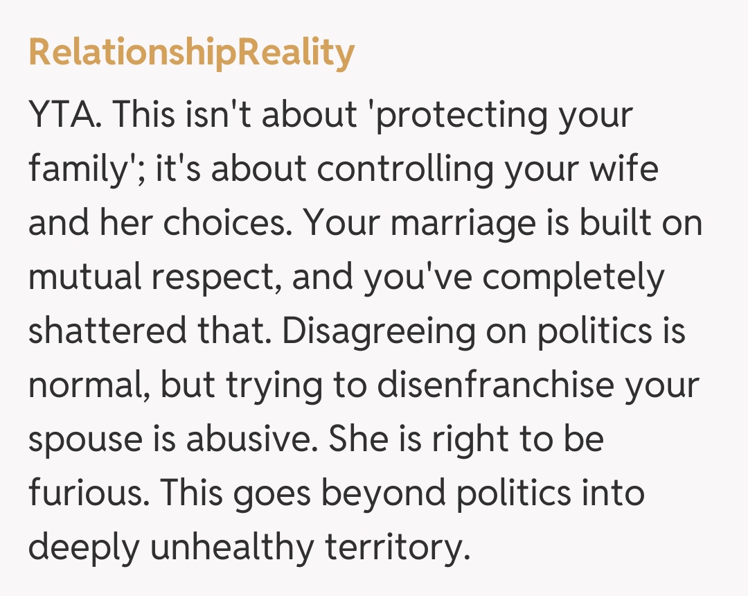 Comentariu de la RelationshipReality