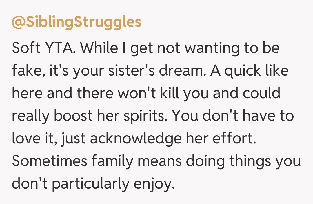 Comentariu de la @SiblingStruggles