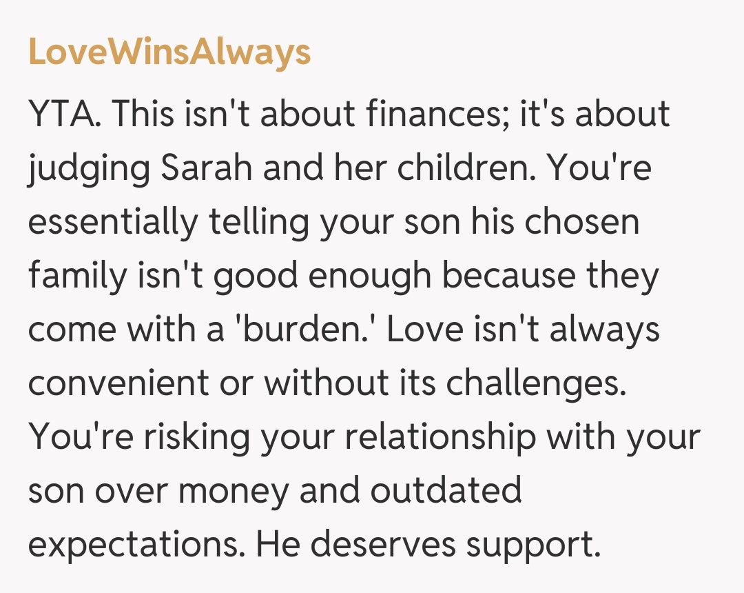 Comentariu de la LoveWinsAlways