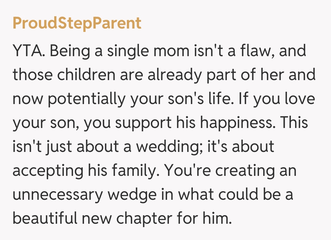 Comentariu de la ProudStepParent