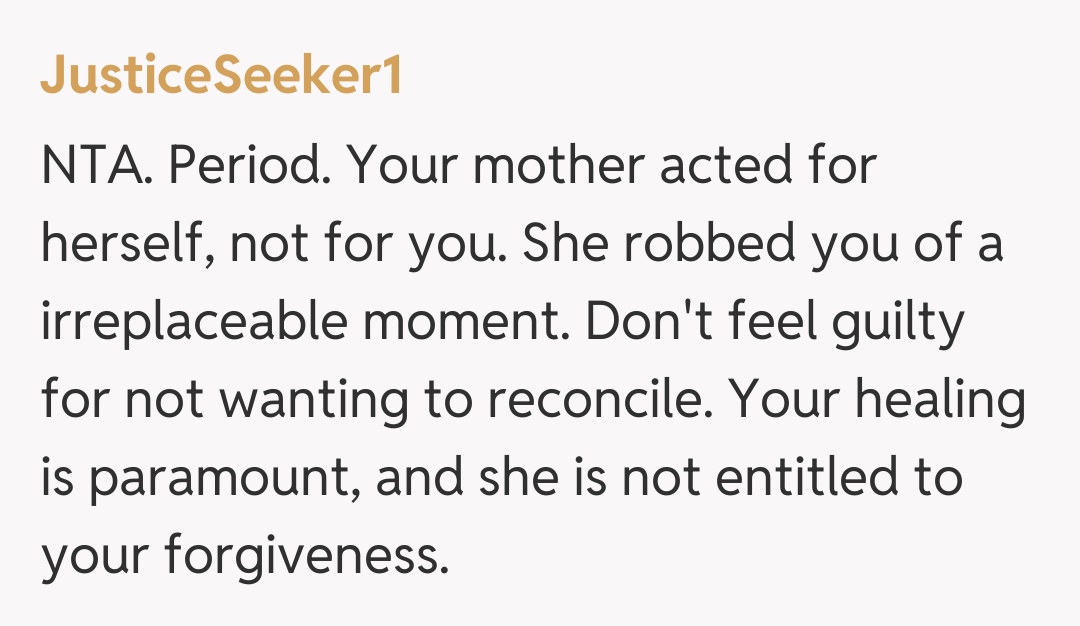 Comentariu de la JusticeSeeker1