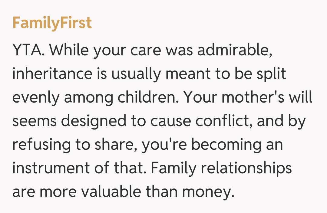 Comentariu de la FamilyFirst