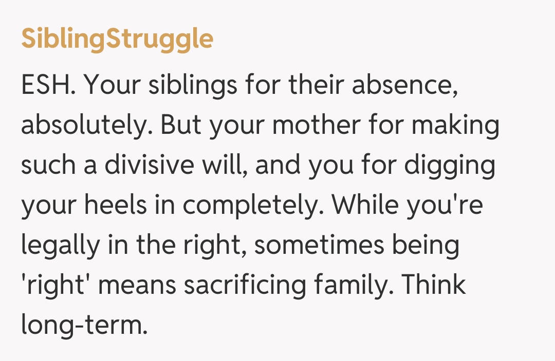 Comentariu de la SiblingStruggle