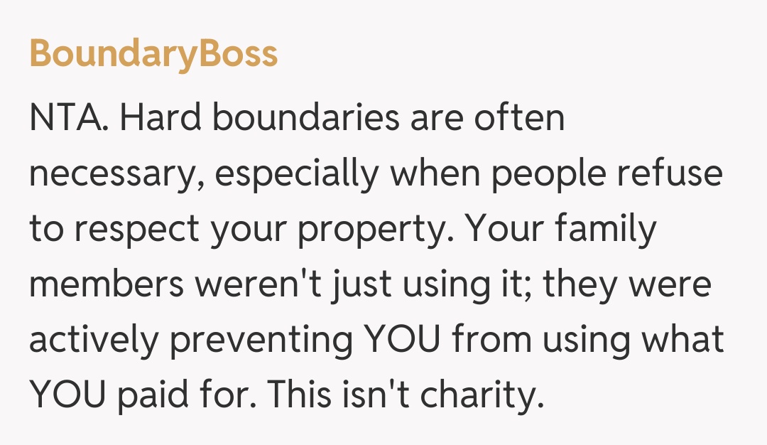 Comentariu de la BoundaryBoss