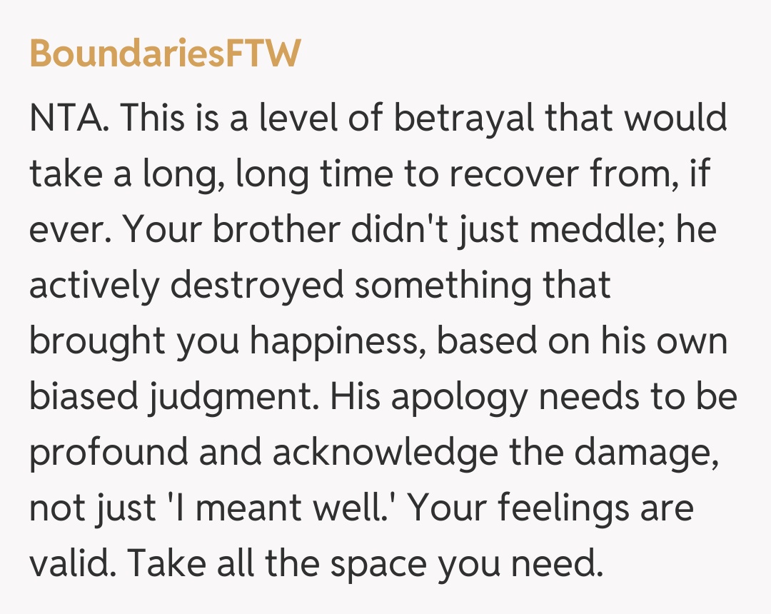 Comentariu de la BoundariesFTW