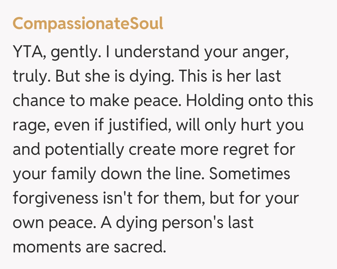 Comentariu de la CompassionateSoul