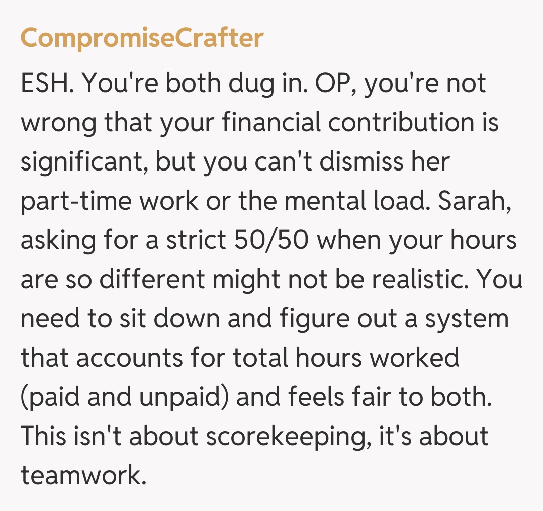 Comentariu de la CompromiseCrafter