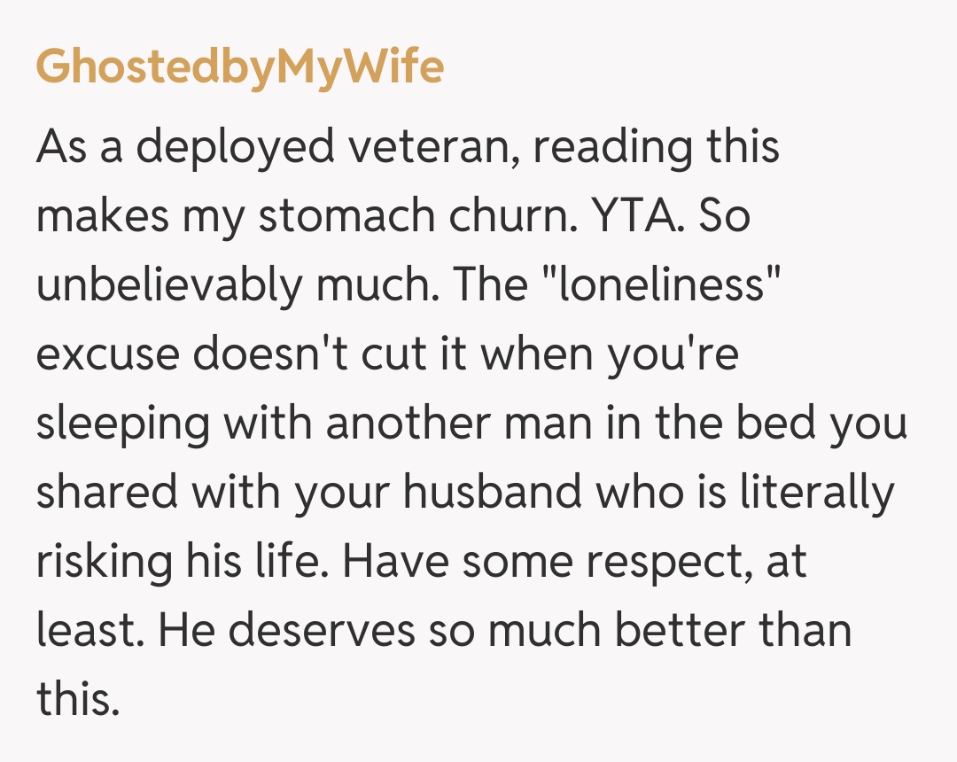 Comentariu de la GhostedbyMyWife