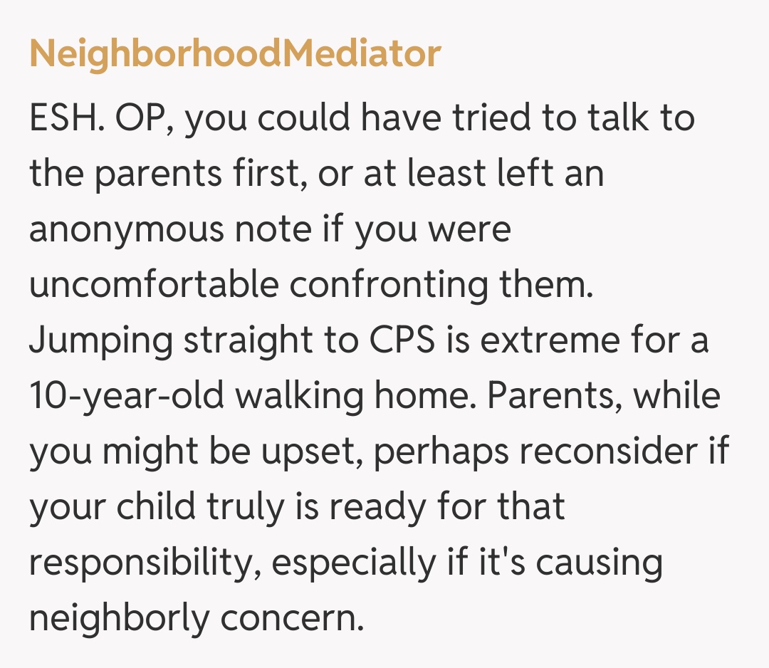 Comentariu de la NeighborhoodMediator