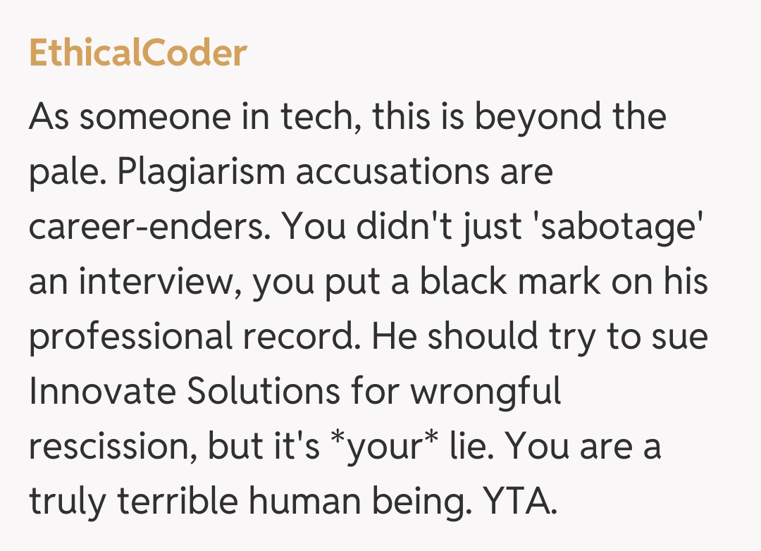 Comentariu de la EthicalCoder