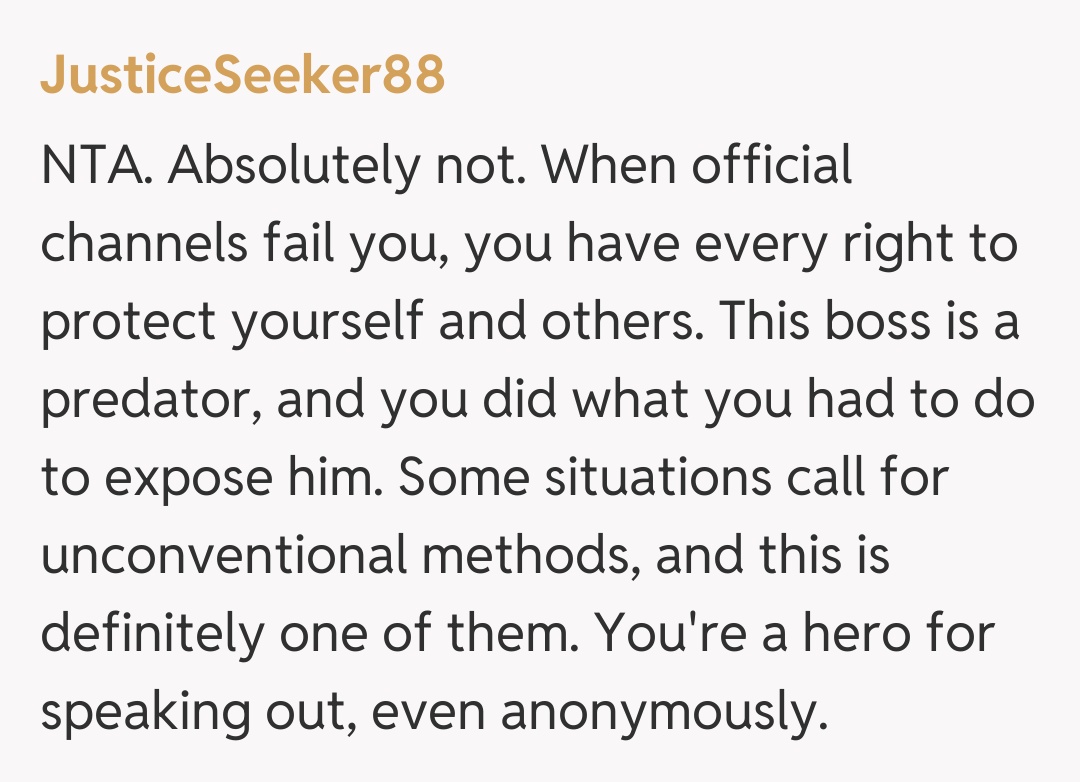 Comentariu de la JusticeSeeker88