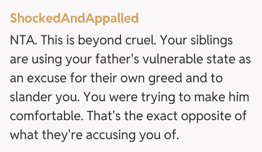 Comentariu de la ShockedAndAppalled