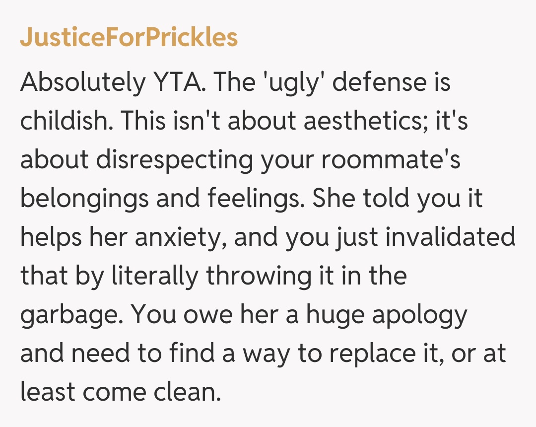 Comentariu de la JusticeForPrickles