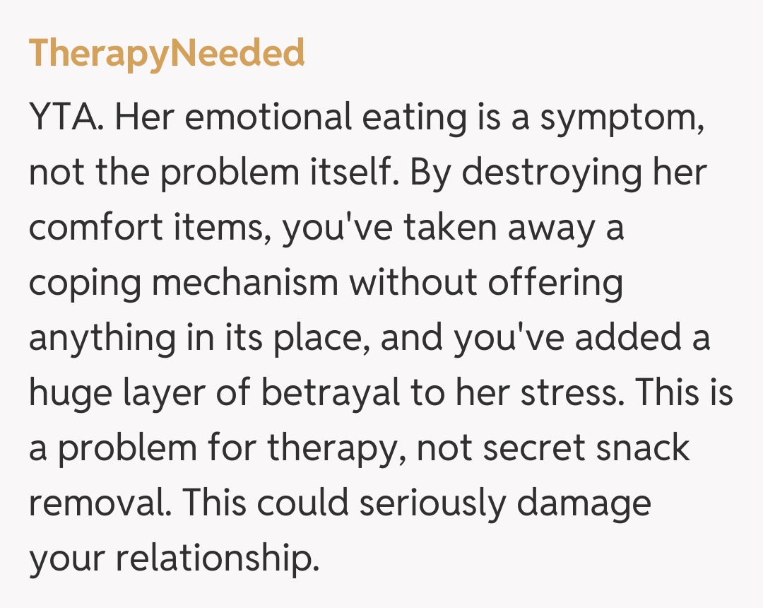 Comentariu de la TherapyNeeded