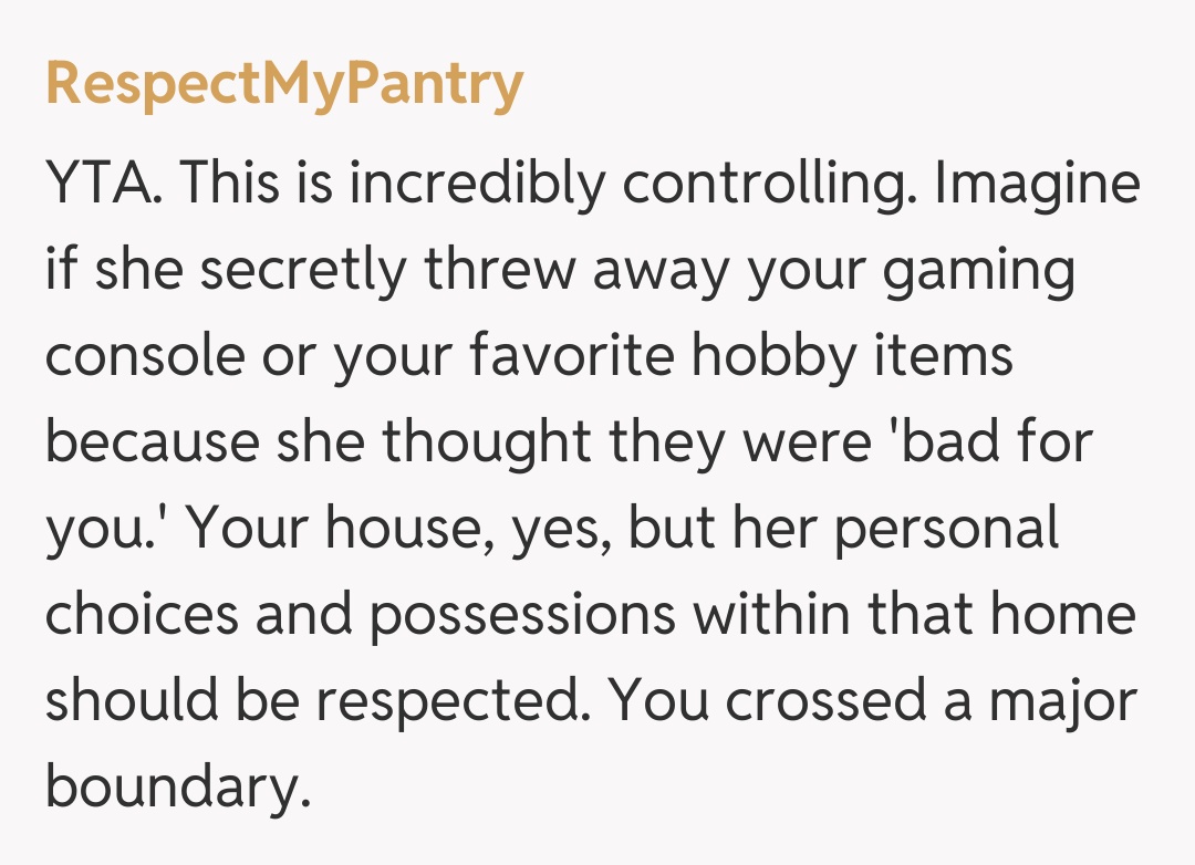 Comentariu de la RespectMyPantry