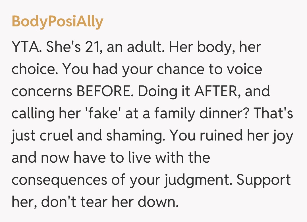 Comentariu de la BodyPosiAlly