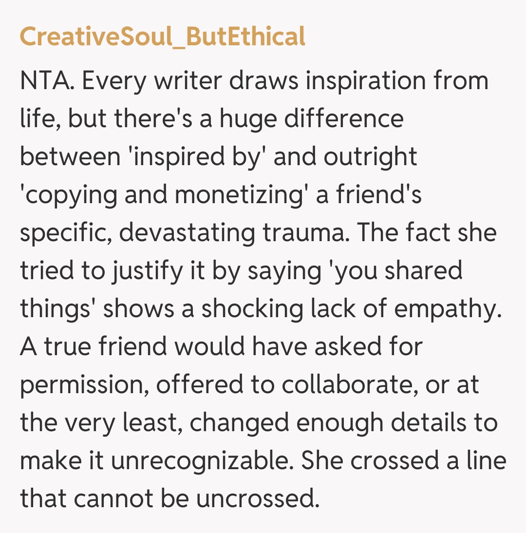 Comentariu de la CreativeSoul_ButEthical