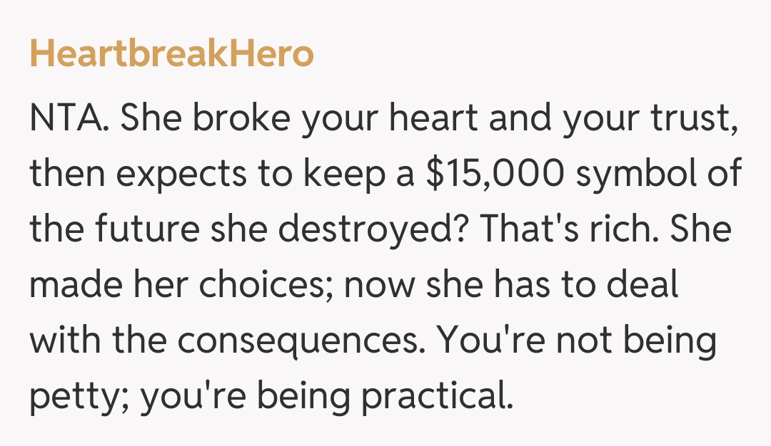 Comentariu de la HeartbreakHero