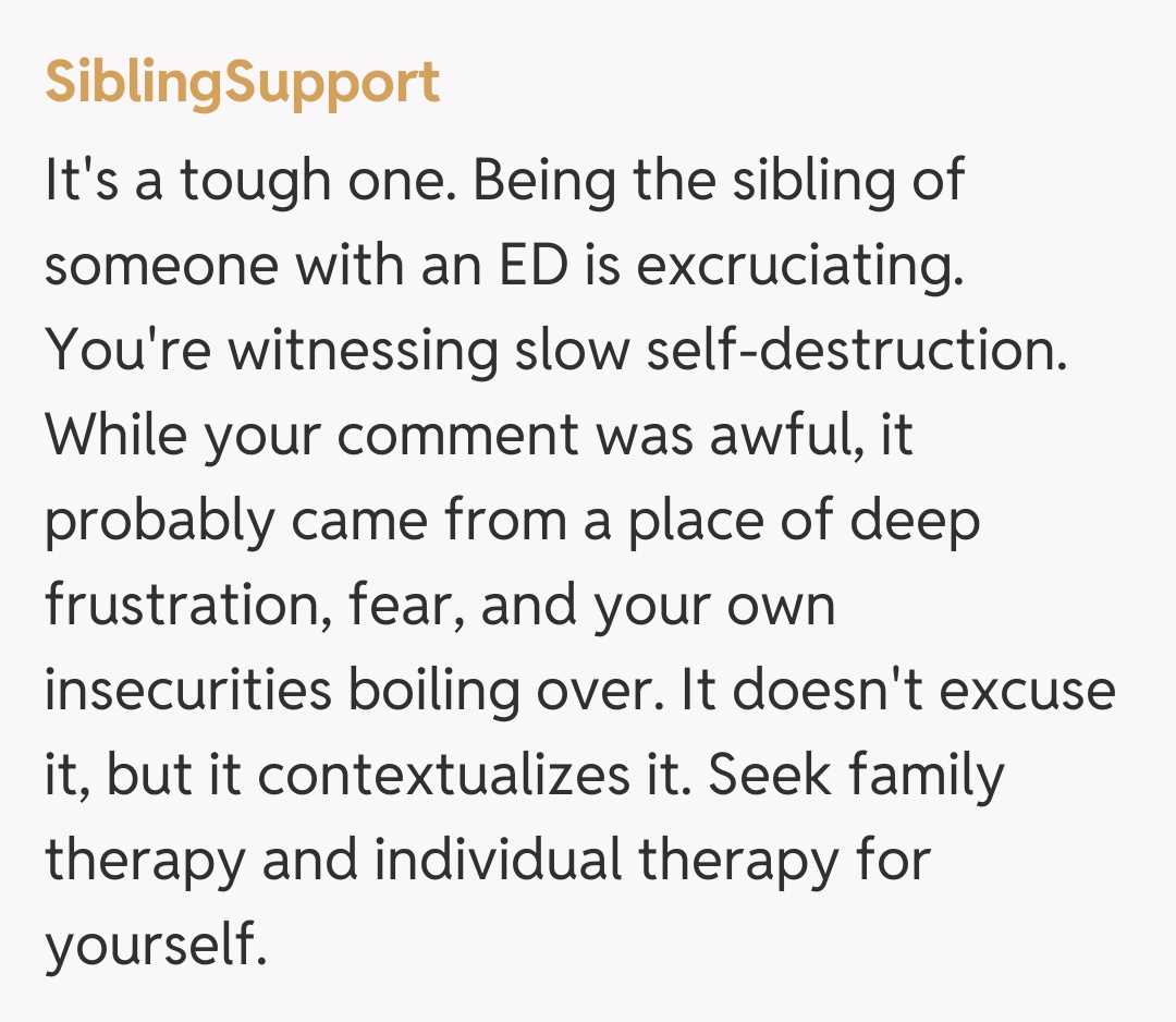 Comentariu de la SiblingSupport