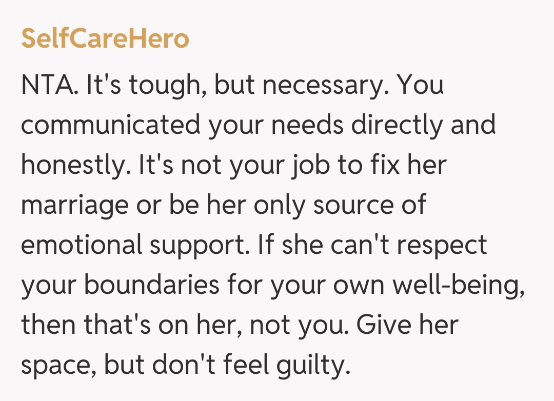 Comentariu de la SelfCareHero