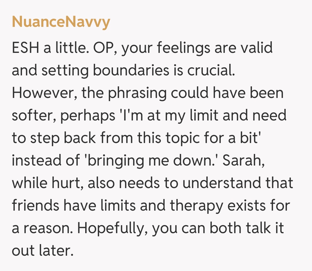 Comentariu de la NuanceNavvy