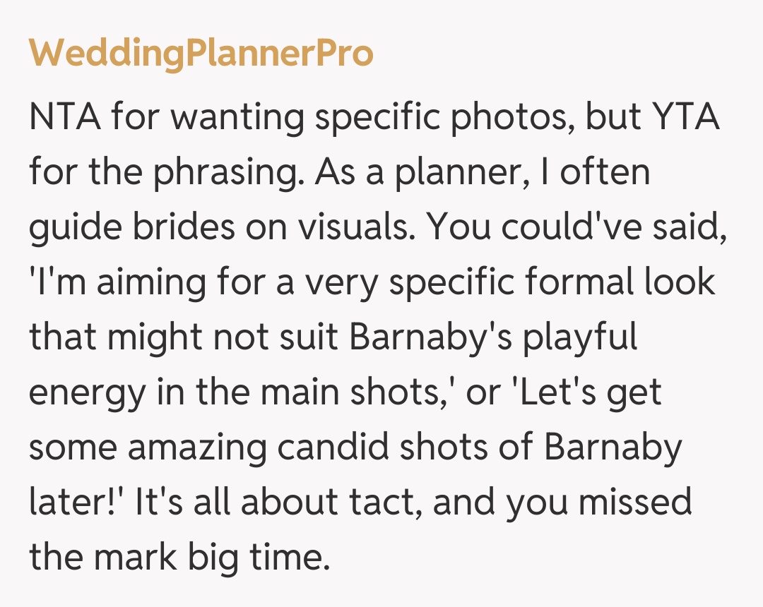 Comentariu de la WeddingPlannerPro