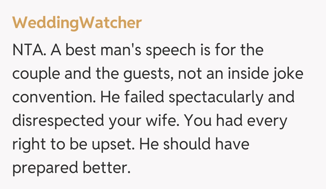 Comentariu de la WeddingWatcher