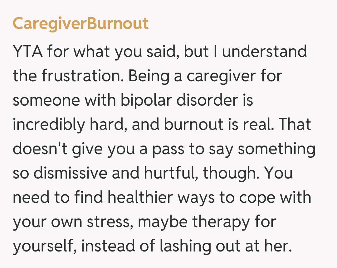 Comentariu de la CaregiverBurnout