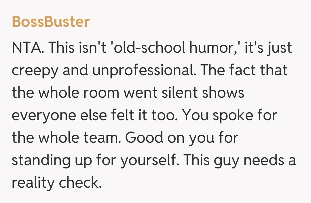 Comentariu de la BossBuster