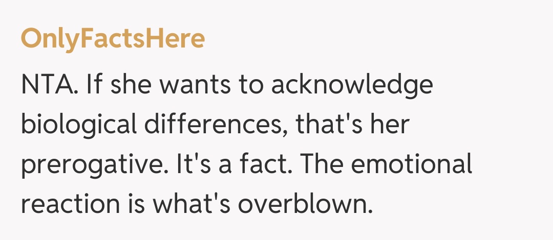 Comentariu de la OnlyFactsHere