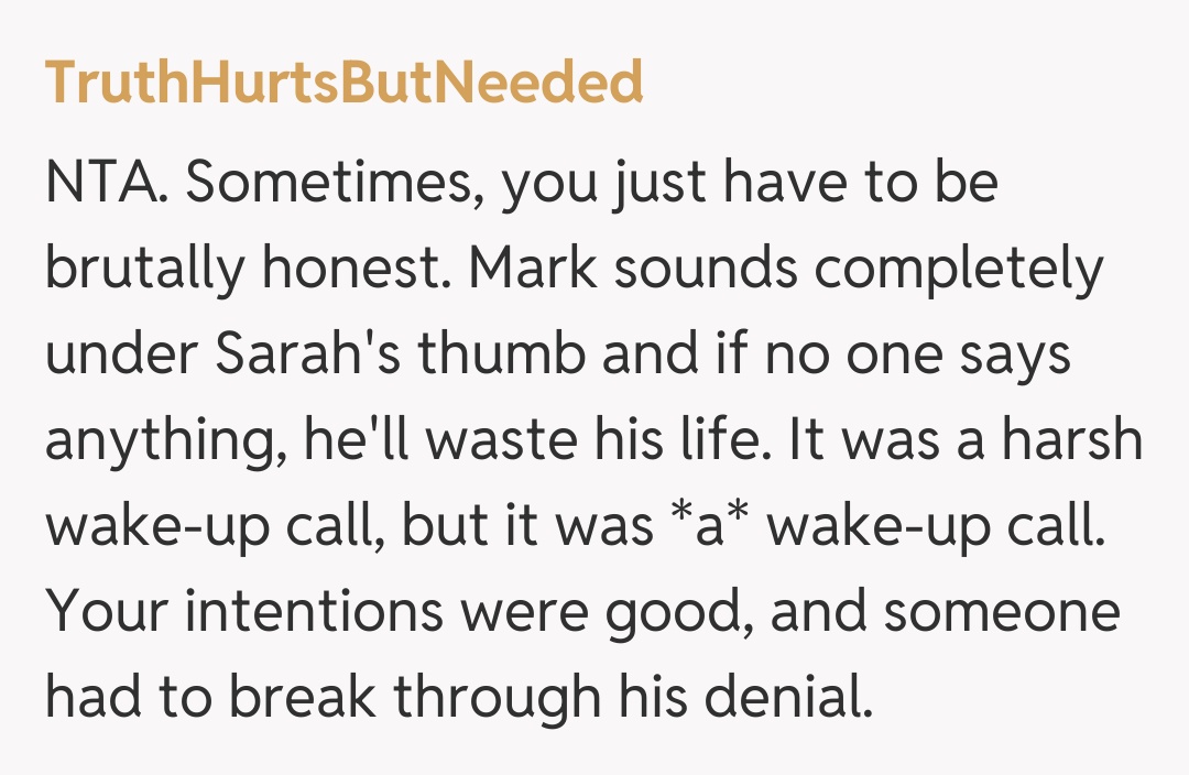 Comentariu de la TruthHurtsButNeeded