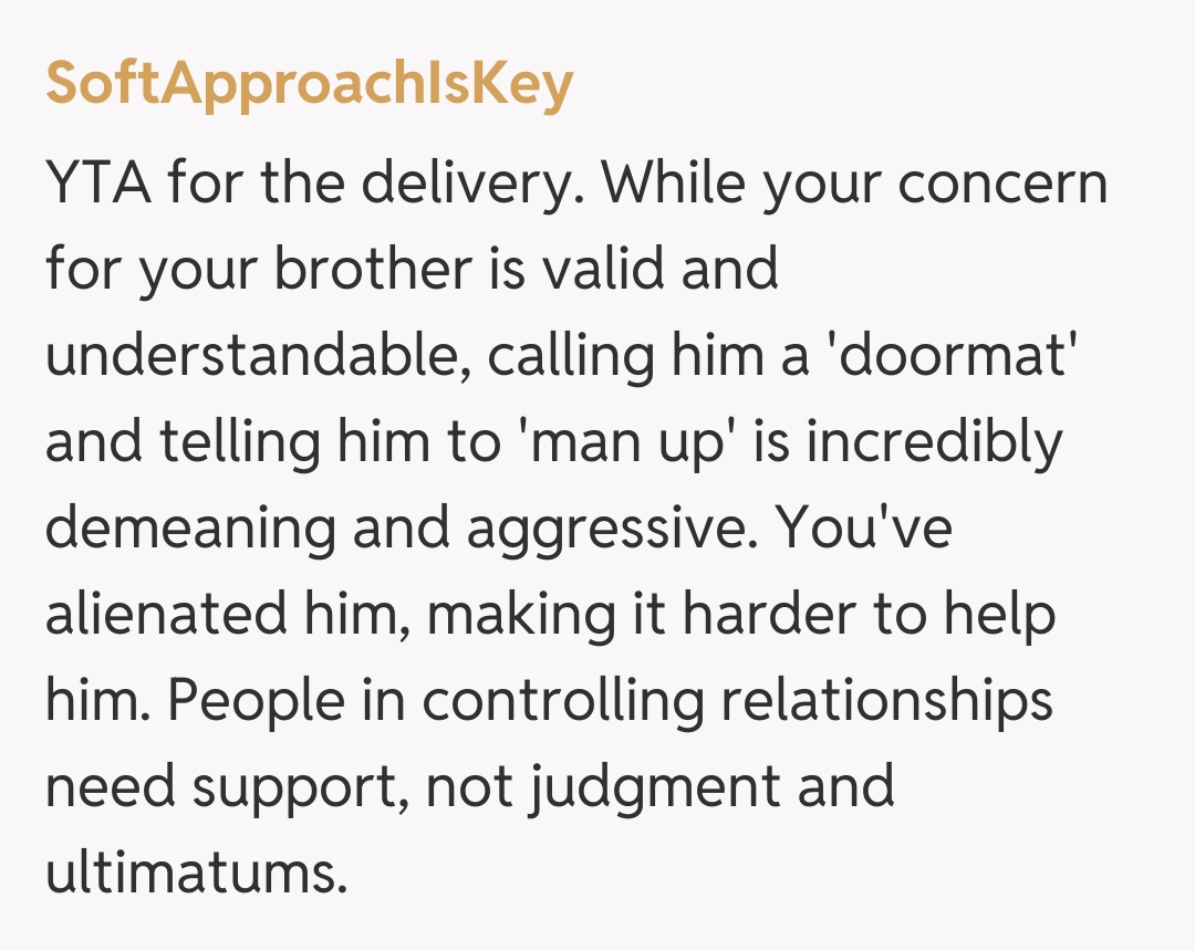 Comentariu de la SoftApproachIsKey