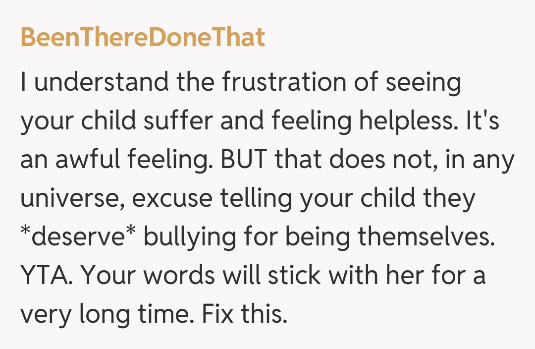 Comentariu de la BeenThereDoneThat