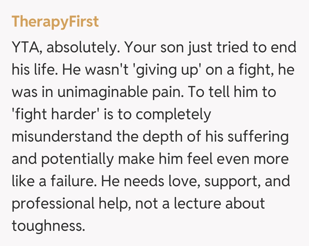 Comentariu de la TherapyFirst