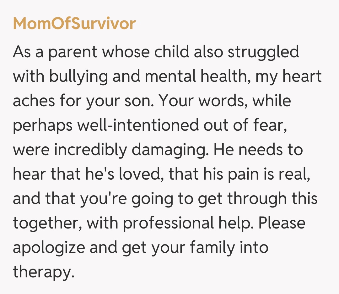 Comentariu de la MomOfSurvivor