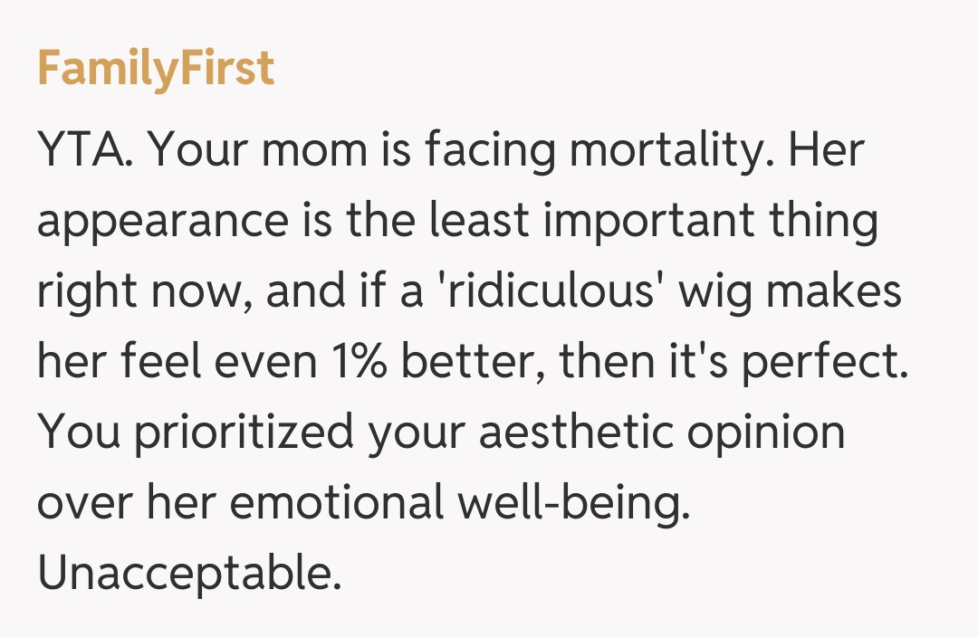 Comentariu de la FamilyFirst