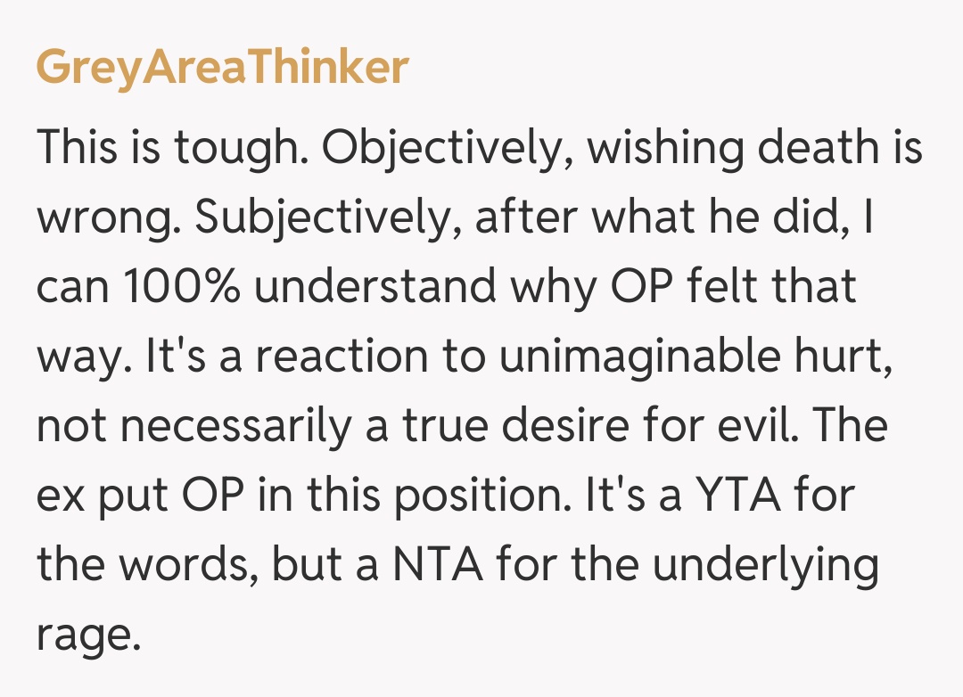 Comentariu de la GreyAreaThinker