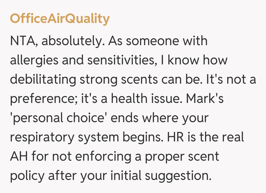 Comentariu de la OfficeAirQuality