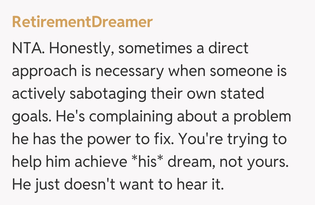 Comentariu de la RetirementDreamer