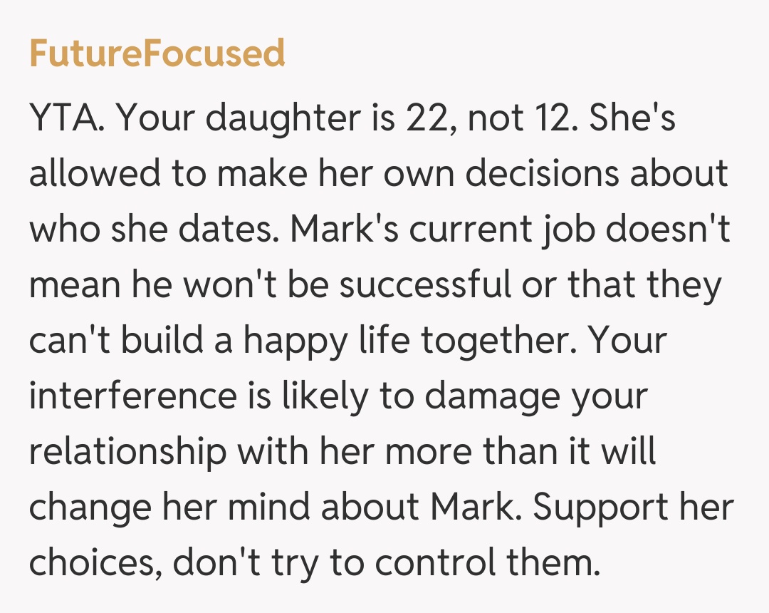 Comentariu de la FutureFocused