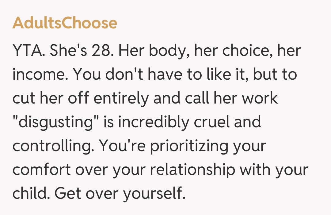 Comentariu de la AdultsChoose