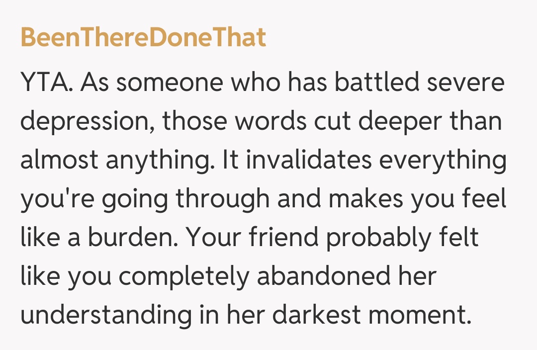 Comentariu de la BeenThereDoneThat