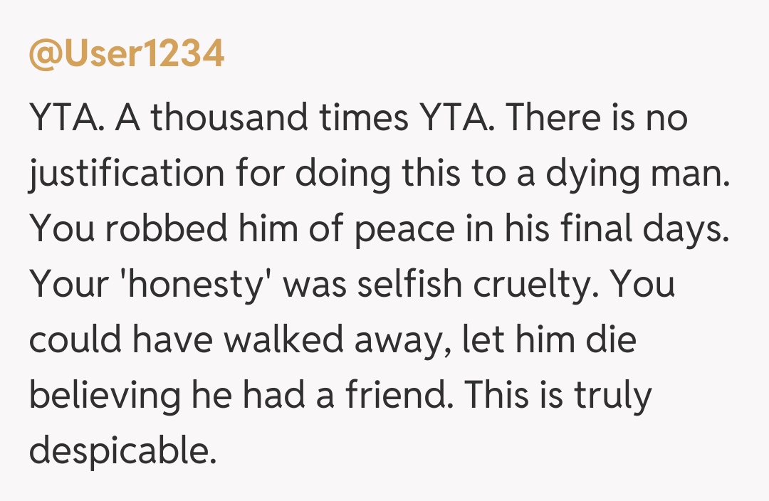 Comentariu de la @User1234