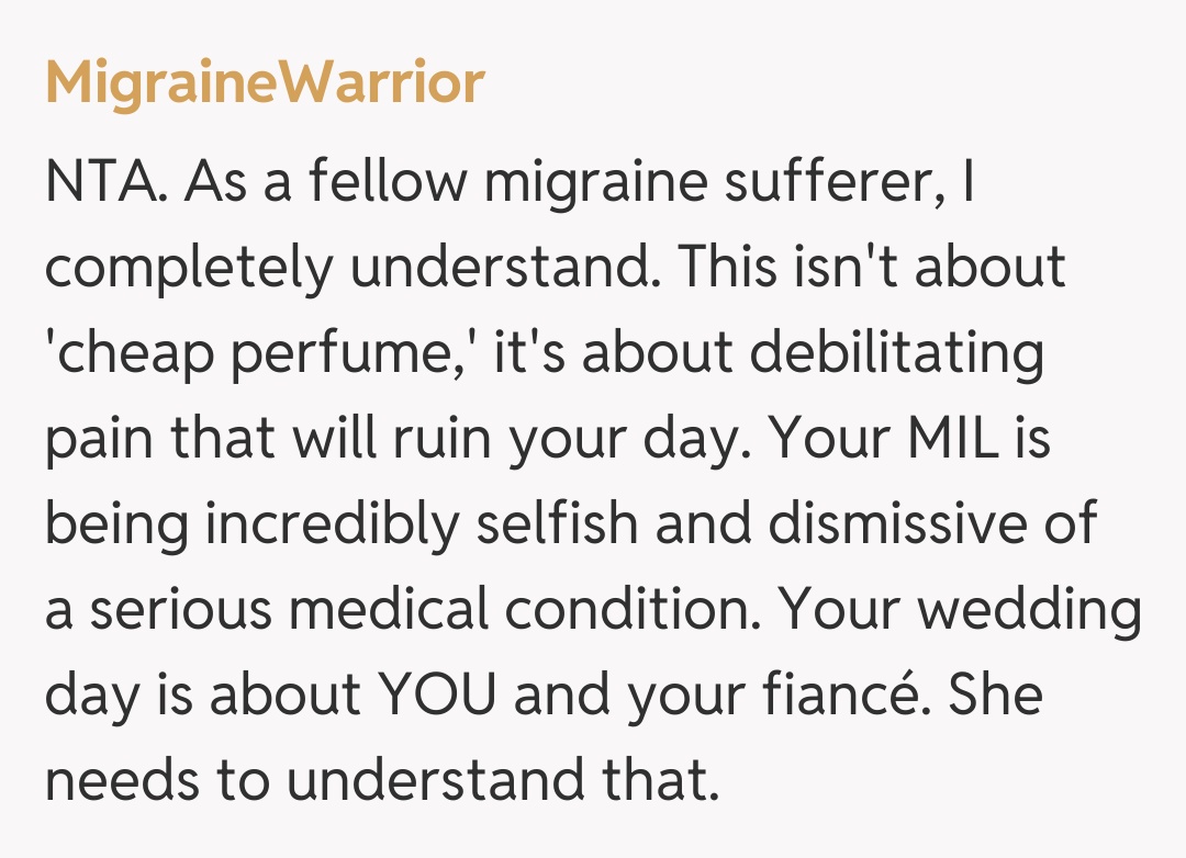 Comentariu de la MigraineWarrior