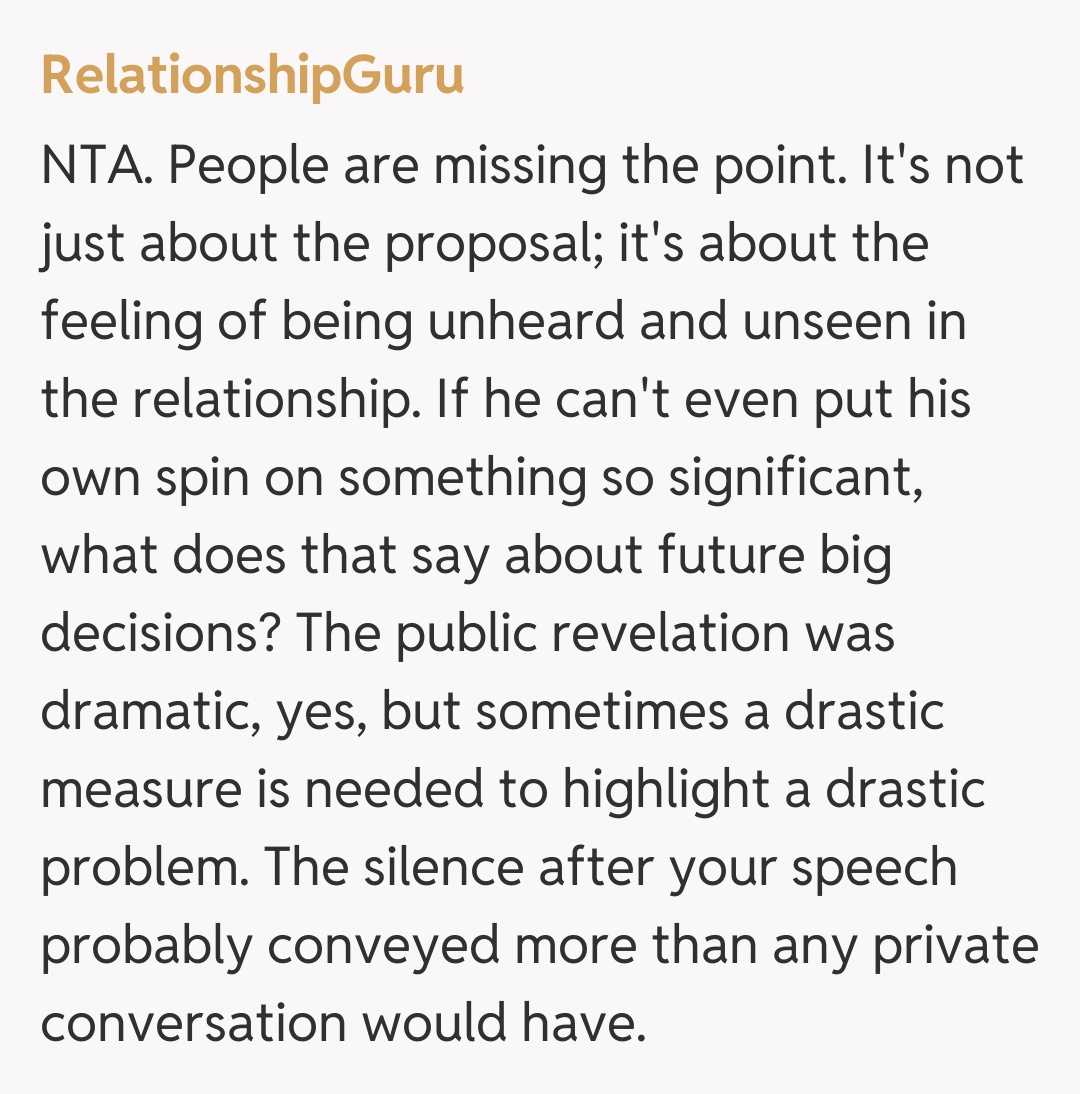 Comentariu de la RelationshipGuru