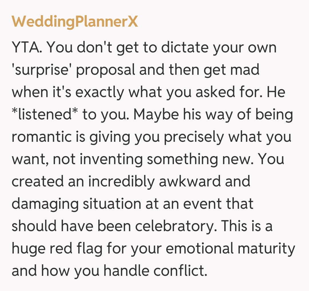 Comentariu de la WeddingPlannerX