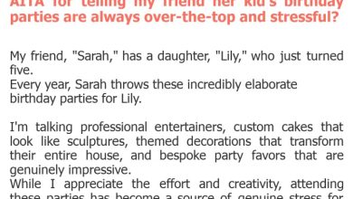 Photo of AITA for telling my friend her kid’s birthday parties are always over-the-top and stressful?