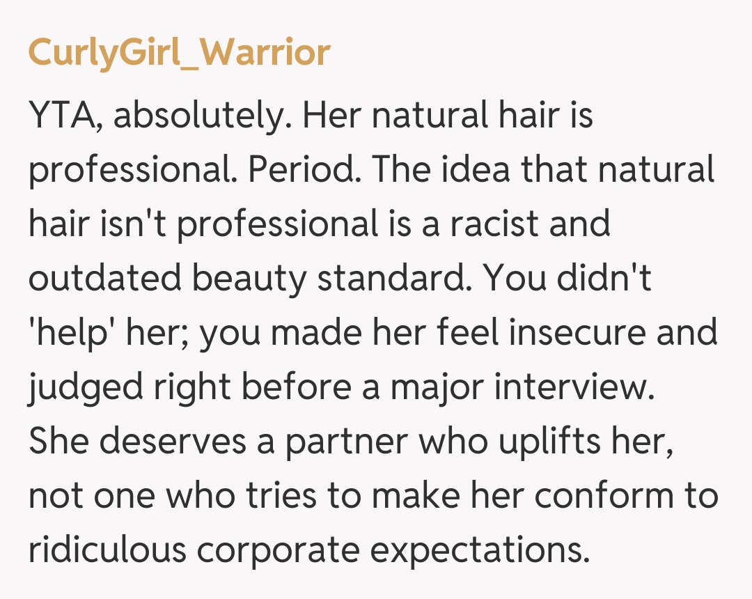 Comentariu de la CurlyGirl_Warrior