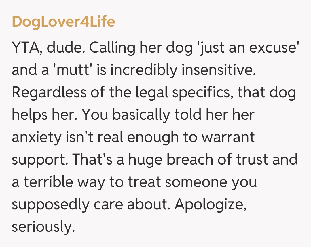 Comentariu de la DogLover4Life